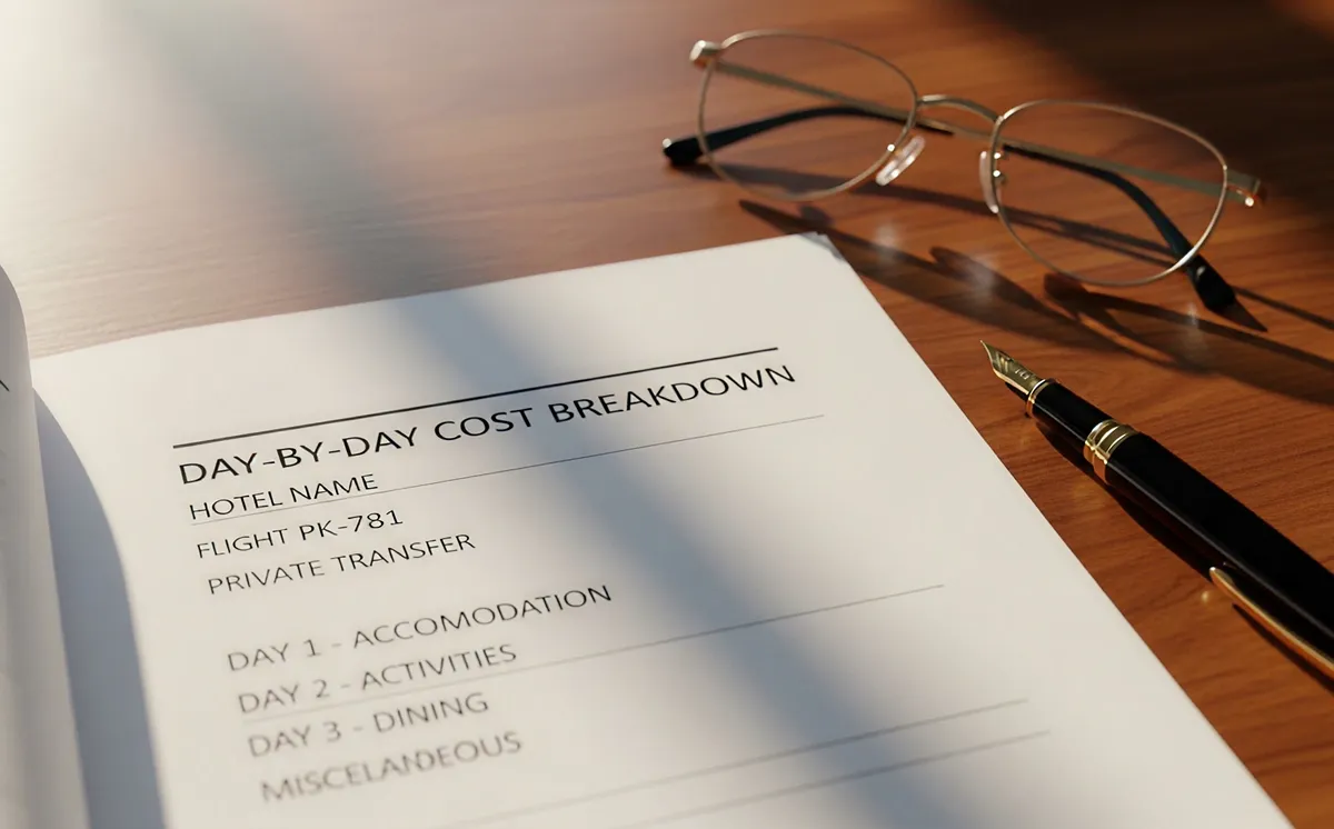 Travel agency cost breakdown | Karachi travel agency trust | custom trip planner Pakistan | Zaviamo Travel