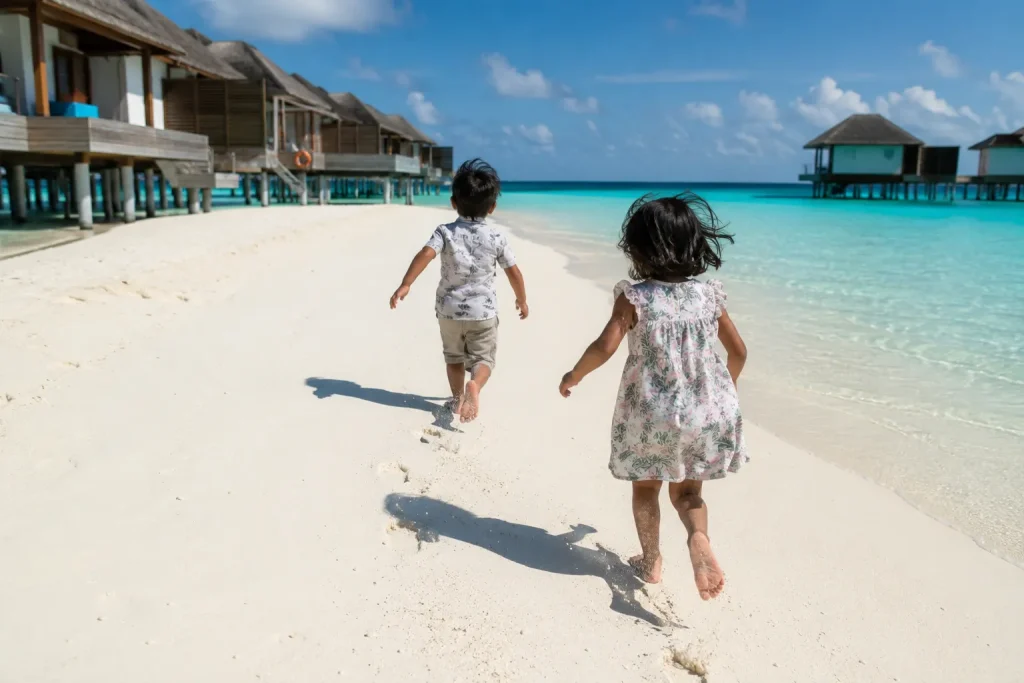 Children at Niyama Private Islands Maldives family resort Eid al adha family holidays 2026