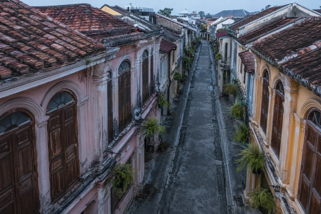 Sino-Portuguese shophouses on Soi Romanee Phuket, Thailand DTV visa Pakistan long-stay guide