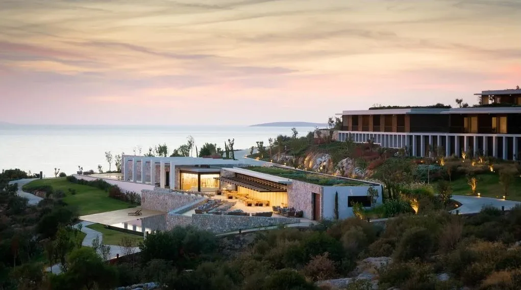 Six Senses Kaplankaya resort at sunset Turkey wellness retreat on the Aegean coast
