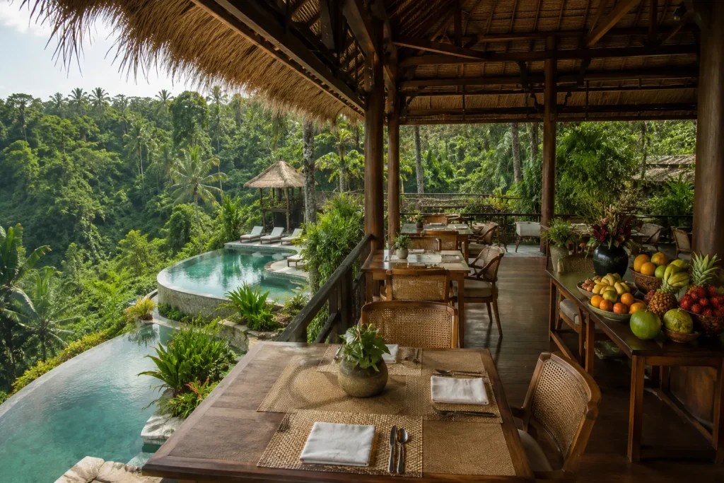 A Bali Pakistani passport trip benefits from halal-friendly Ubud resorts like Kayon