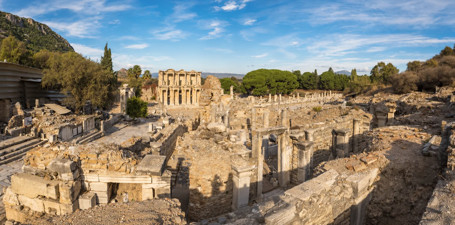 Panoramic view of Ephesus, one of Turkey's most iconic UNESCO sites
