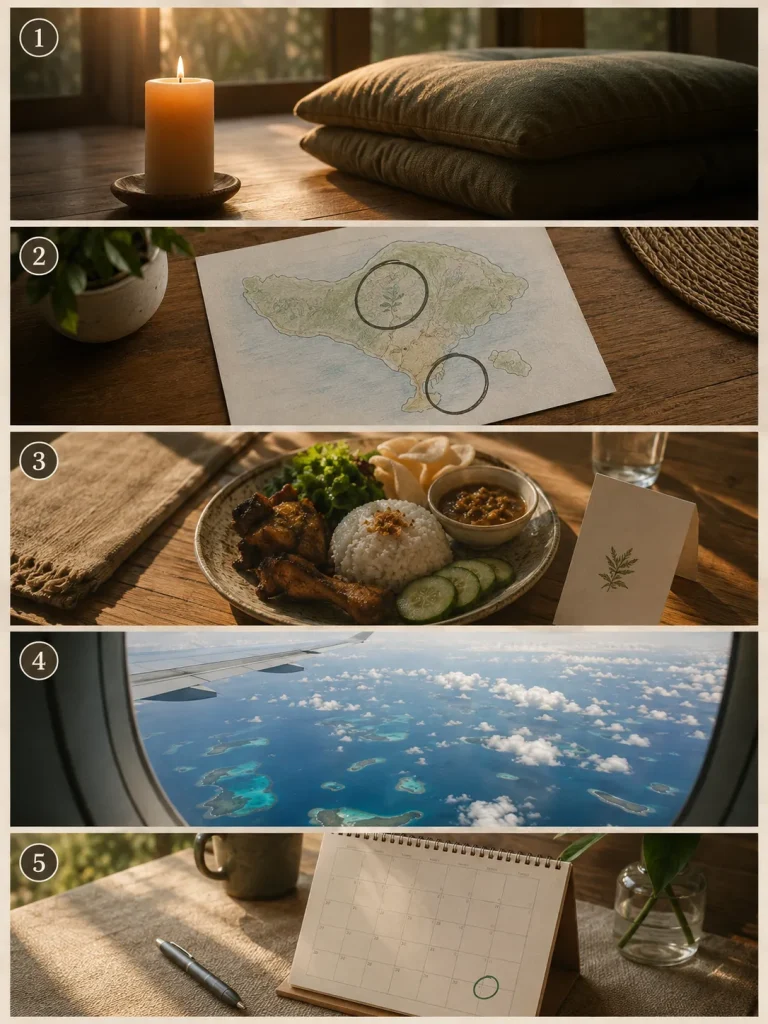 Five-step checklist for booking a Bali Blue Zones wellness retreat