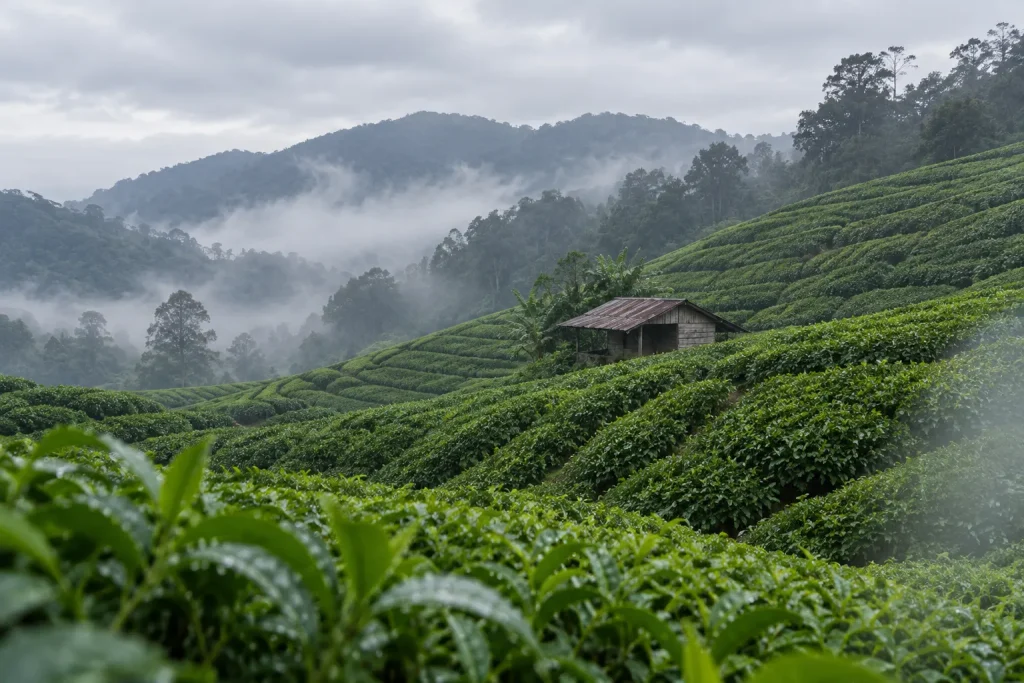 Cameron Highlands tea plantation, a cooler stop on a Malaysia halal family trip