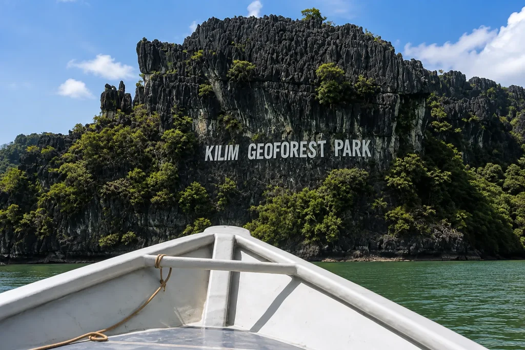 Mangrove channel in Kilim Geoforest Park, Langkawi, an easy Malaysia adventure trip