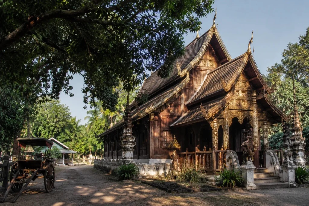 Traditional teak monastery in Lampang, a quiet alternative to Thailand's UNESCO crowds