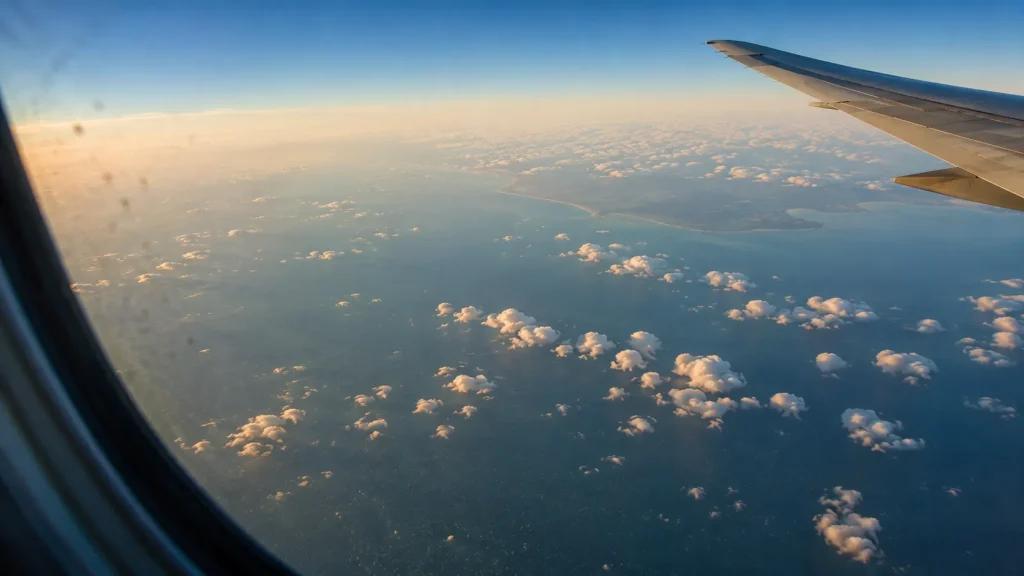 Eastbound flight over the Indian Ocean, the safer route for winter break flights from Karachi
