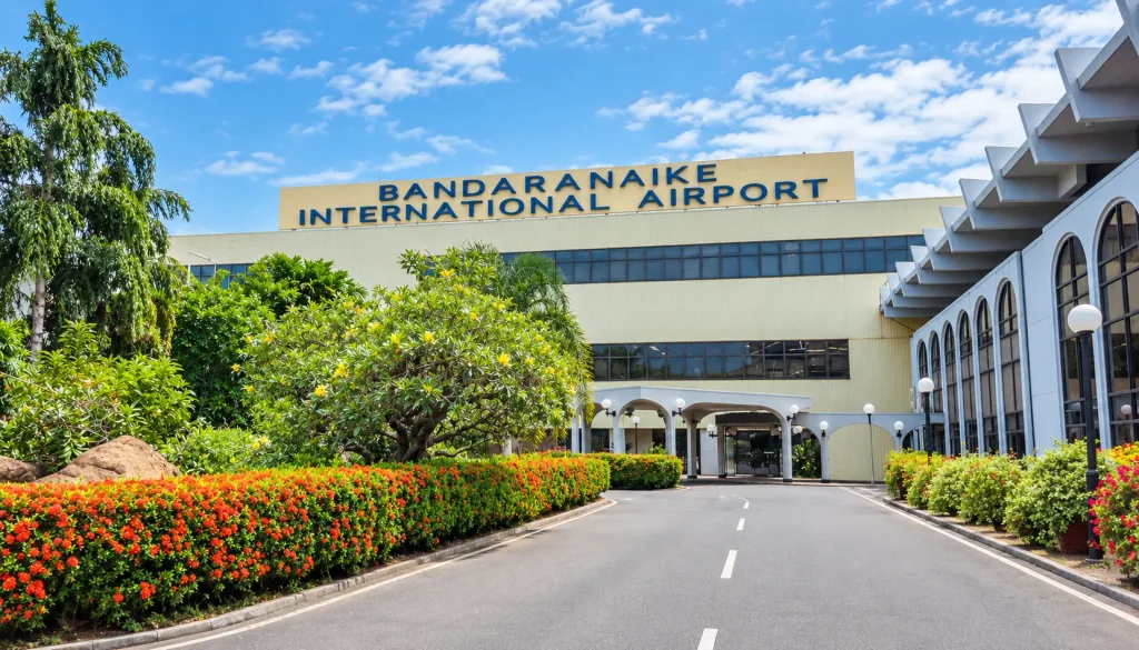 Bandaranaike International Airport, the Colombo arrival point for a Sri Lanka Ayurveda retreat